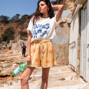 Sunlee jaune - short éponge